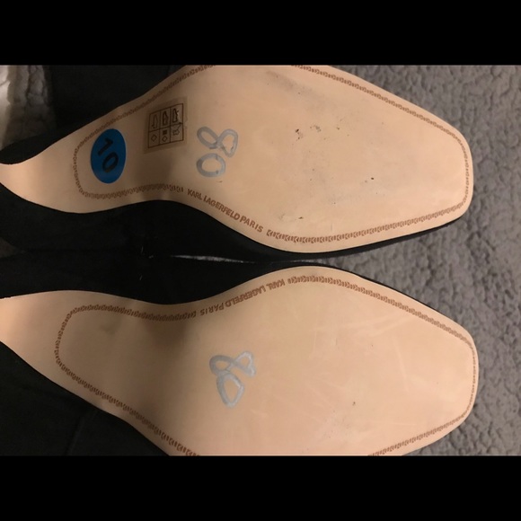 Karl lagerfeld women’s heeled boots brand new - Picture 4 of 6